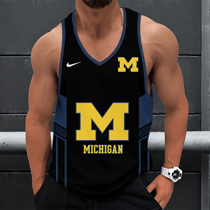 [FAN FAVORITE] NEW CUSTOMIZED NCAA CWS01 MIW MICHIGAN WOLVERINES UNISEX TANK TOP