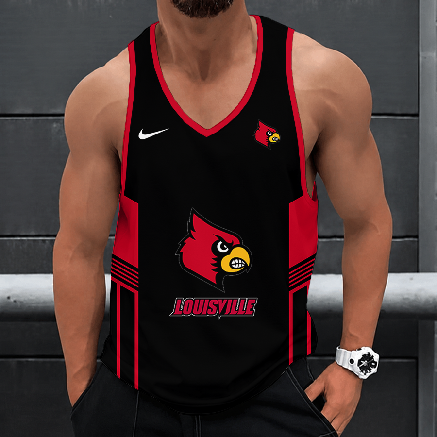 [FAN FAVORITE] NEW CUSTOMIZED NCAA CWS26 ULC LOUISVILLE CARDINALS UNISEX TANK TOP