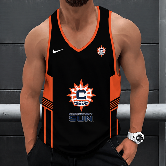 [FAN FAVORITE] NEW CUSTOMIZED WNBA03 CTS CONNECTICUT SUN UNISEX TANK TOP