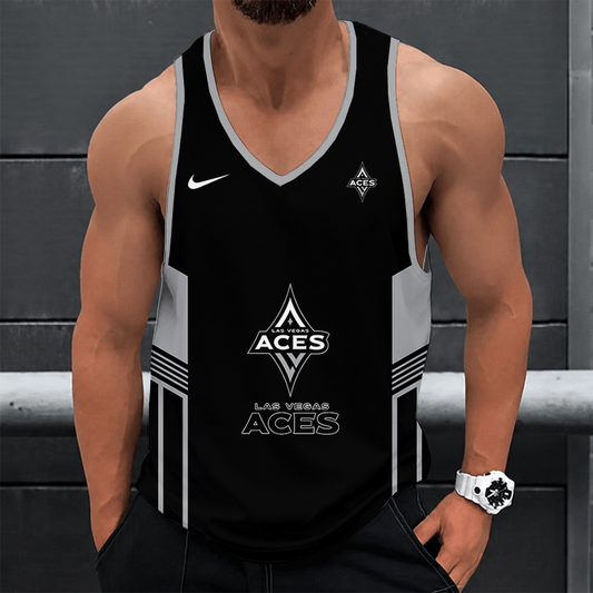 [FAN FAVORITE] NEW CUSTOMIZED WNBA07 LVA LAS VEGAS ACES UNISEX TANK TOP