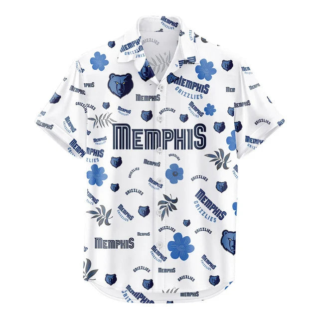 [HOT DEAL] NEW CUSTOMIZED NBA13 MGR MEMPHIS GRIZZLIES UNISEX HAWAIIAN SHIRT & SHORTS SET