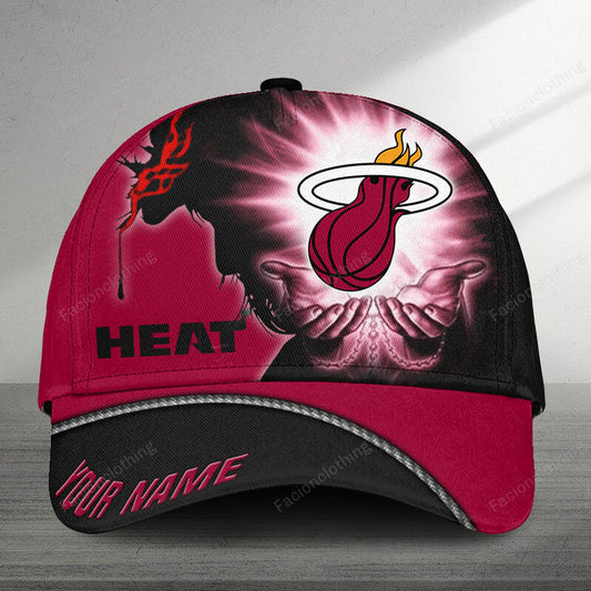 [HOT DEAL] NEW CUSTOMIZED NBA20 MHE MIAMI HEAT CLASSIC CAP