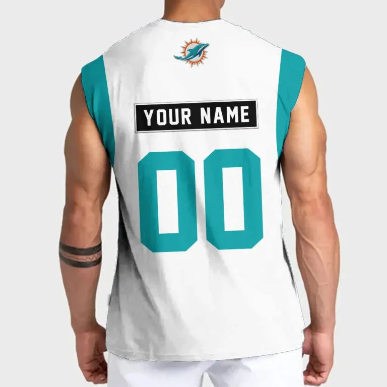 [SPECIAL OFFER] NEW CUSTOMIZED NFL19 MDP MIAMI DOLPHINS TANKTOP & GYM SHIRT
