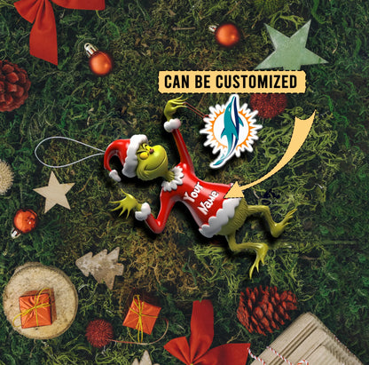 [SPECIAL OFFER] NEW CUSTOMIZED NFL19 MDP MIAMI DOLPHINS CHRISTMAS ACRYLIC ORNAMENT