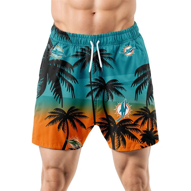 [SPECIAL OFFER] NEW CUSTOMIZED NFL19 MDP MIAMI DOLPHINS UNISEX HAWAIIAN SHIRT & SHORTS SET