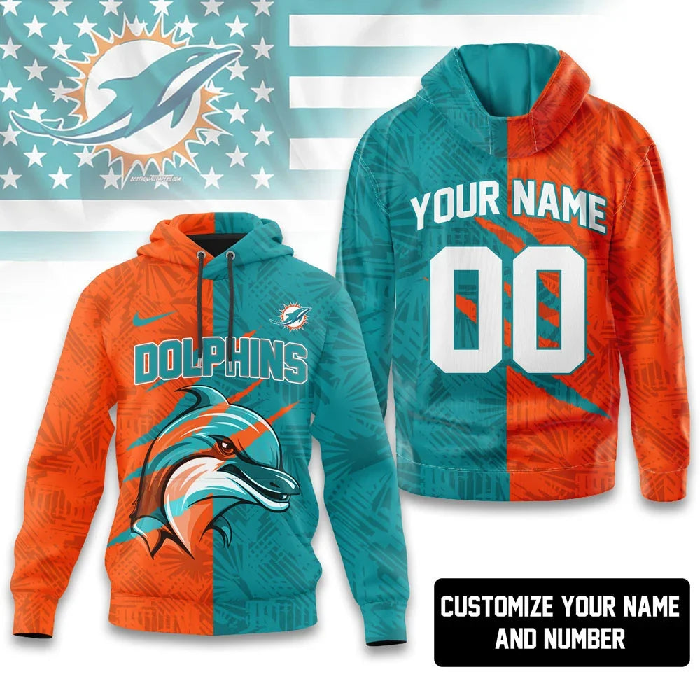[SPECIAL OFFER] NEW CUSTOMIZED NFL19 MDP MIAMI DOLPHINS T-SHIRT, HOODIE, ZIP HOODIE