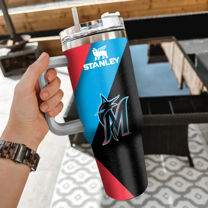 [FLASH SALE] NEW CUSTOMIZED MLB20 MMS MIAMI MARLINS 40OZ TUMBLER