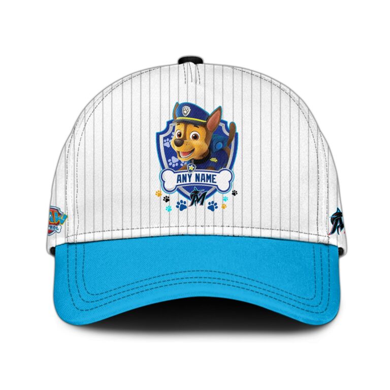 [FLASH SALE] NEW CUSTOMIZED MLB20 MMS MIAMI MARLINS x PAW PATROL BASEBALL JERSEY & CAP