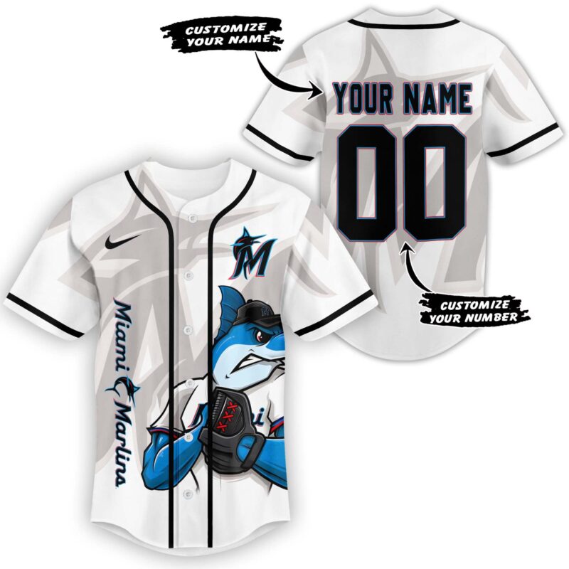 [FLASH SALE] NEW CUSTOMIZED MLB20 MI MARLINS BASEBALL JERSEY