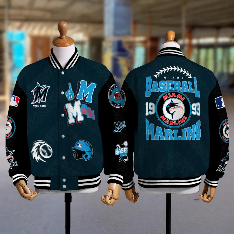 [FLASH SALE] NEW CUSTOMIZED MLB20 MMS MIAMI MARLINS UNISEX T-SHIRT, POLO, HOODIE & JACKETS