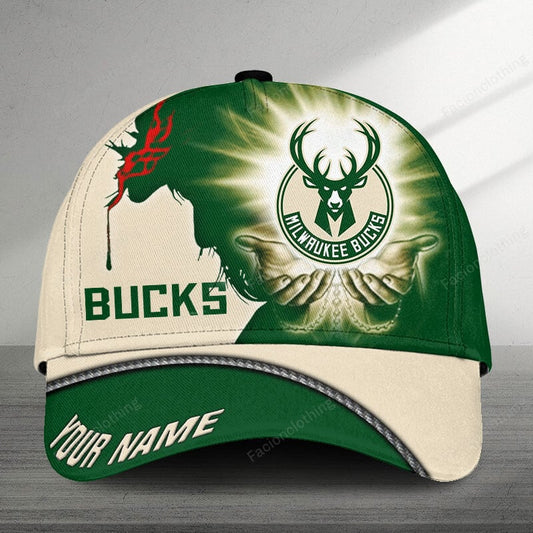[HOT DEAL] NEW CUSTOMIZED NBA11 MBU MILWAUKEE BUCKS CLASSIC CAP