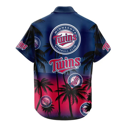 [FLASH SALE] NEW CUSTOMIZED MLB22 MTS MINNESOTA TWINS UNISEX HAWAIIAN SHIRT & SHORTS SET