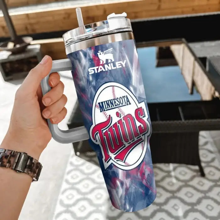 [FLASH SALE] NEW CUSTOMIZED MLB22 MTS MINNESOTA TWINS 40OZ TUMBLER