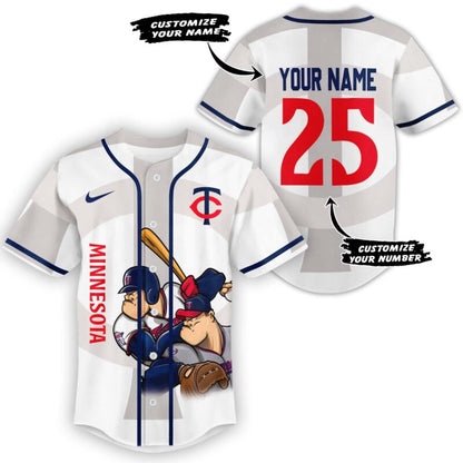 [FLASH SALE] NEW CUSTOMIZED MLB22 MN TWINS BASEBALL JERSEY