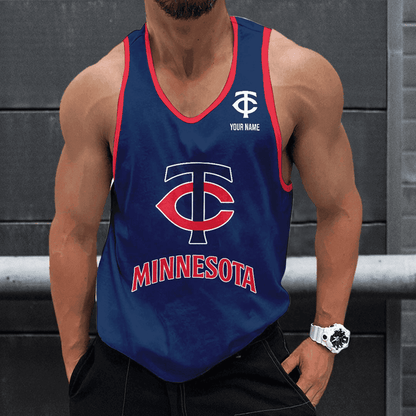 [FLASH SALE] NEW CUSTOMIZED MLB22 MINNESOTA TWINS UNISEX TANK TOP
