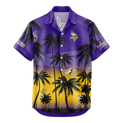[SPECIAL OFFER] NEW CUSTOMIZED NFL05 MVK MINNESOTA VIKINGS UNISEX HAWAIIAN SHIRT & SHORTS SET