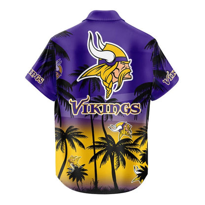 [SPECIAL OFFER] NEW CUSTOMIZED NFL05 MVK MINNESOTA VIKINGS UNISEX HAWAIIAN SHIRT & SHORTS SET