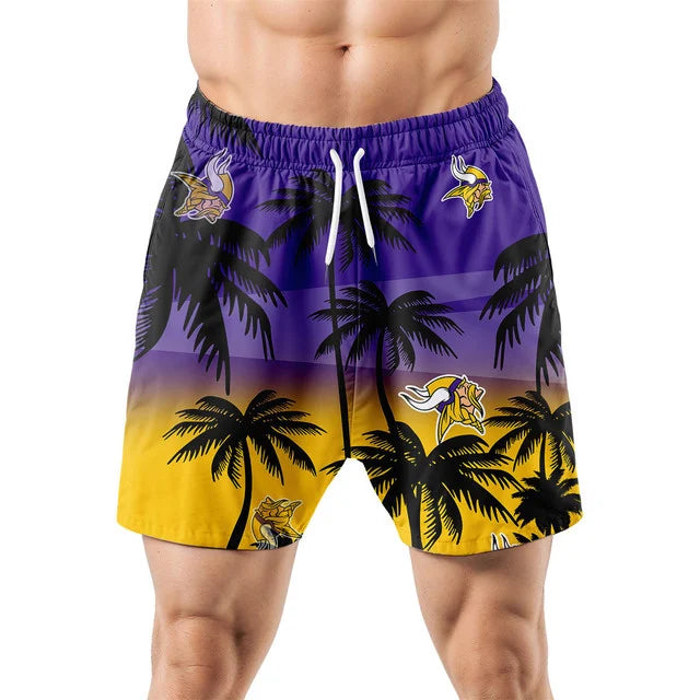[SPECIAL OFFER] NEW CUSTOMIZED NFL05 MVK MINNESOTA VIKINGS UNISEX HAWAIIAN SHIRT & SHORTS SET