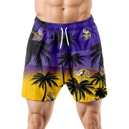 [SPECIAL OFFER] NEW CUSTOMIZED NFL05 MVK MINNESOTA VIKINGS UNISEX HAWAIIAN SHIRT & SHORTS SET