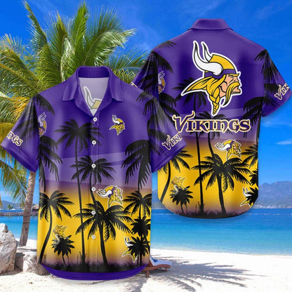 [SPECIAL OFFER] NEW CUSTOMIZED NFL05 MVK MINNESOTA VIKINGS UNISEX HAWAIIAN SHIRT & SHORTS SET