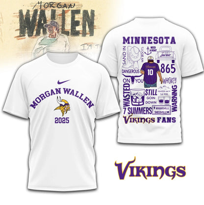 [SPECIAL OFFER] NEW CUSTOMIZED NFL05 MVK MINNESOTA VIKINGS T-SHIRT | MULTIPLE COLORS AVAILABLE
