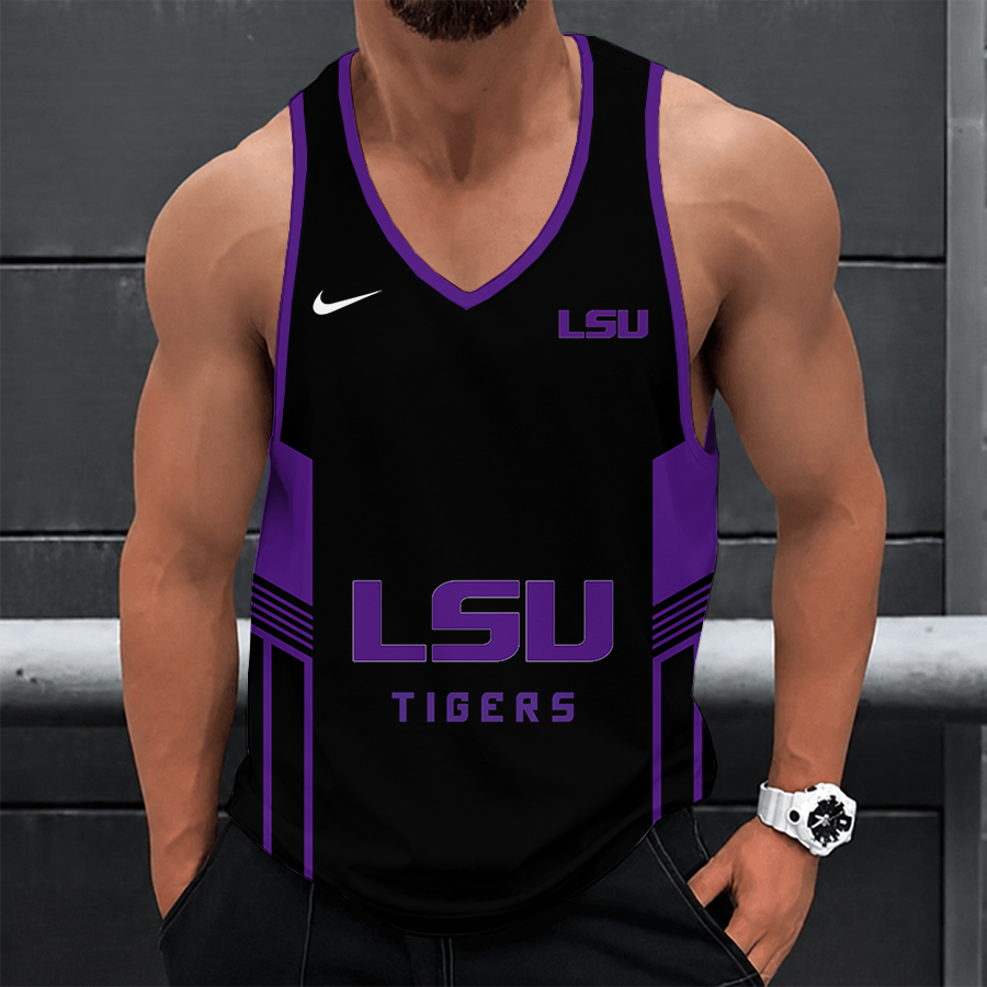 [FAN FAVORITE] NEW CUSTOMIZED NCAA MAM13 LST LSU TIGERS STRAPPY UNISEX TANK TOP