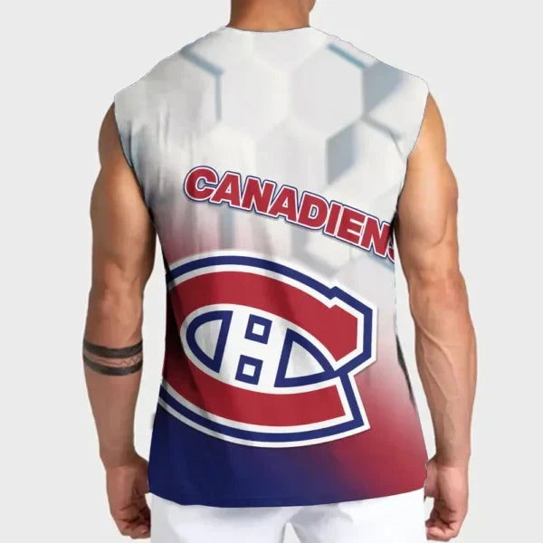 [SUPER SALE] NEW CUSTOMIZED NHL11 MCD MONTREAL CANADIENS TANK TOP & GYM SHIRT