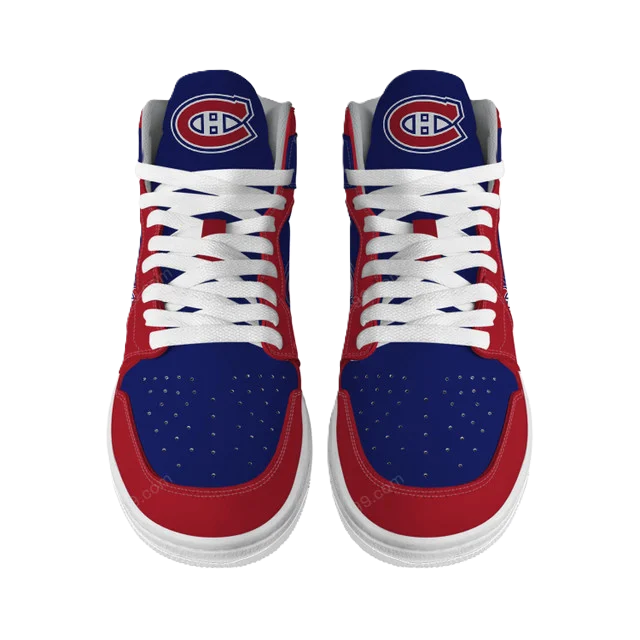 [SUPER SALE] NEW CUSTOMIZED NHL11 MT CANADIENS AIR JORDAN SNEAKERS
