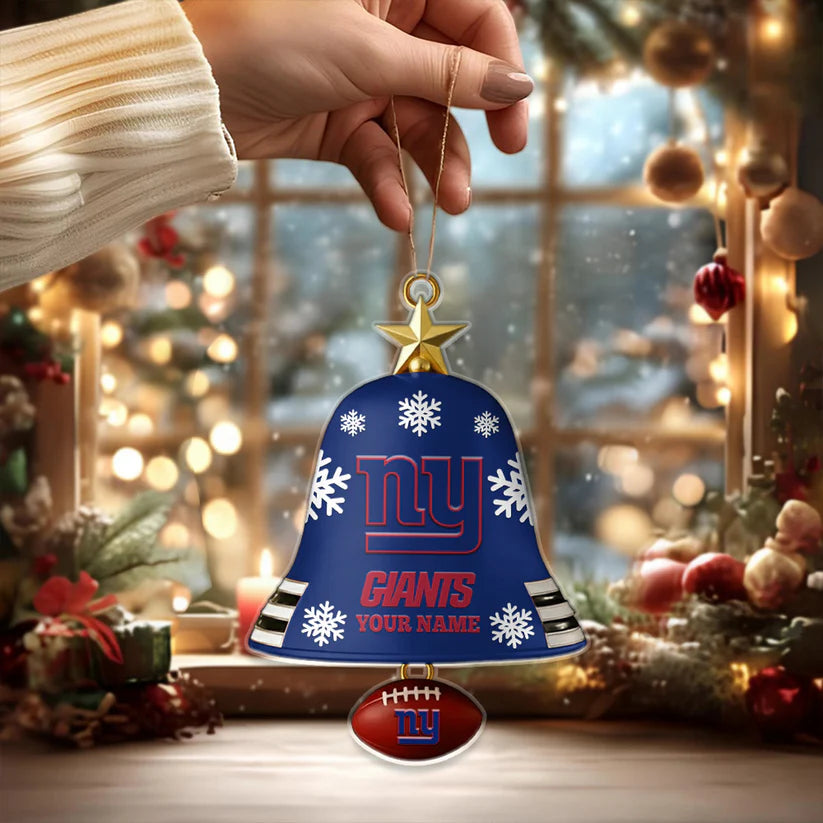 [SPECIAL OFFER] NEW CUSTOMIZED NFL32 NYG NEW YORK GIANTS CHRISTMAS ACRYLIC ORNAMENT