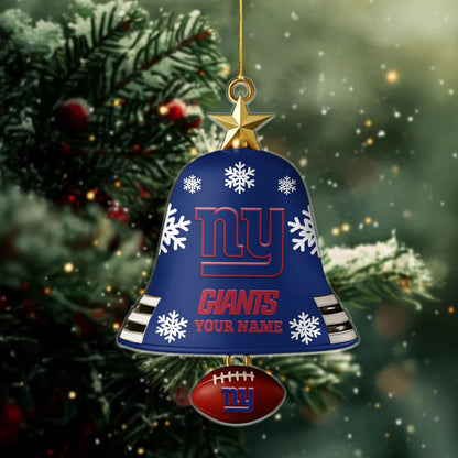 [SPECIAL OFFER] NEW CUSTOMIZED NFL32 NYG NEW YORK GIANTS CHRISTMAS ACRYLIC ORNAMENT