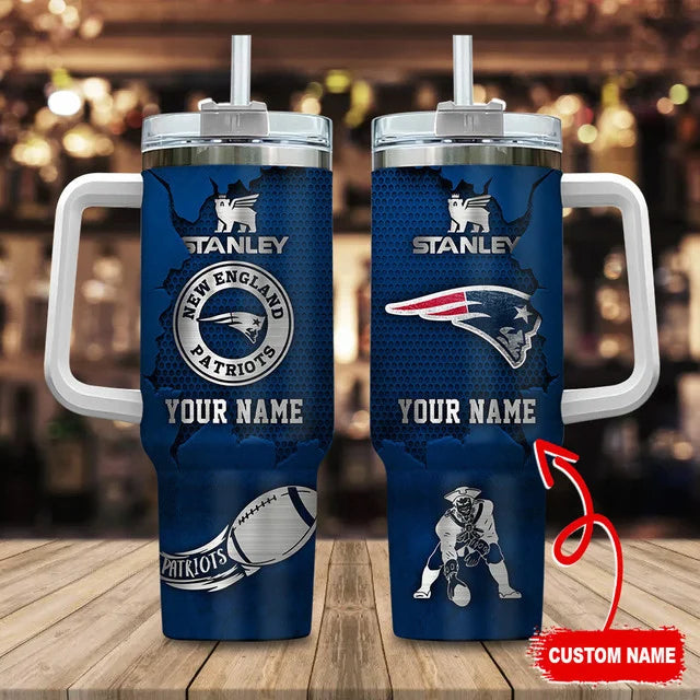 [SPECIAL OFFER] NEW CUSTOMIZED NFL27 NEP NEW ENGLAND PATRIOTS TUMBLER CUP