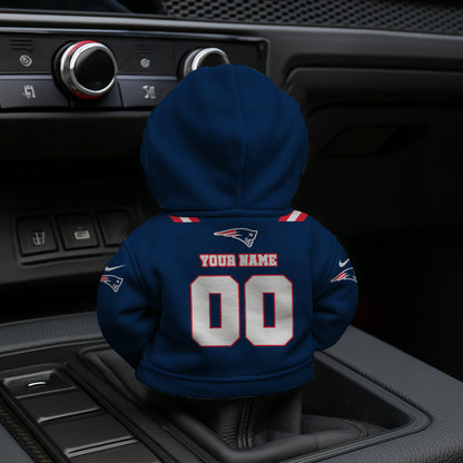 [SPECIAL OFFER] NEW CUSTOMIZED NFL27 NEP NEW ENGLAND PATRIOTS AUTOMOTIVE HOODIE SHIFT KNOB COVER