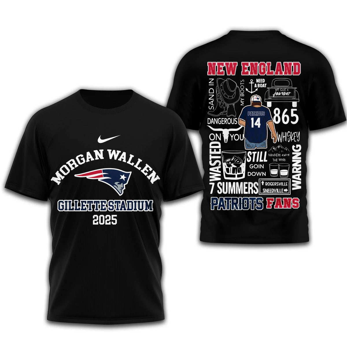 [SPECIAL OFFER] NEW CUSTOMIZED NFL27 NEP NEW ENGLAND PATRIOTS T-SHIRT | MULTIPLE COLORS AVAILABLE