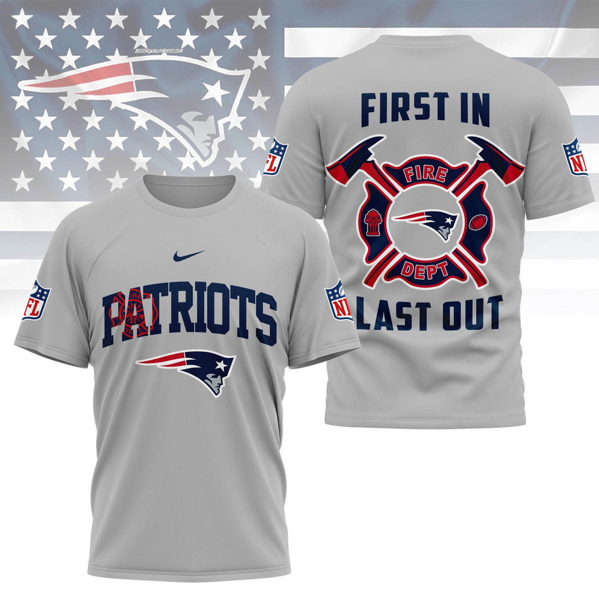 [SPECIAL OFFER] NEW CUSTOMIZED NFL27 NEP NEW ENGLAND PATRIOTS T-SHIRT | MULTIPLE COLORS AVAILABLE