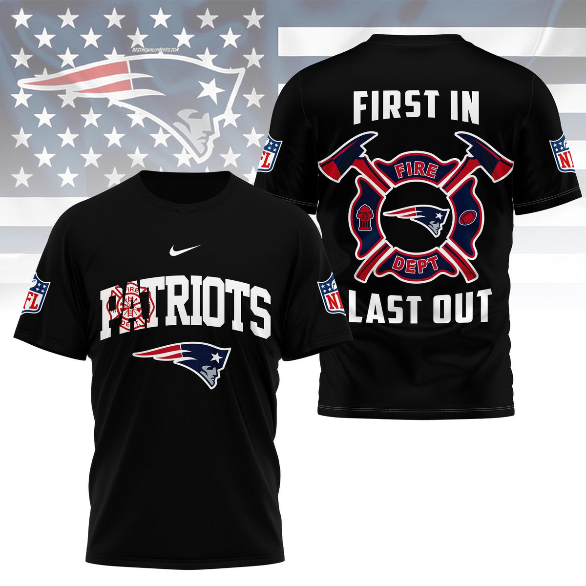 [SPECIAL OFFER] NEW CUSTOMIZED NFL27 NEP NEW ENGLAND PATRIOTS T-SHIRT | MULTIPLE COLORS AVAILABLE