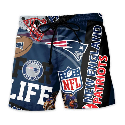 [SPECIAL OFFER] NEW CUSTOMIZED NFL27 NEP NEW ENGLAND PATRIOTS UNISEX HAWAIIAN SHIRT & SHORTS SET