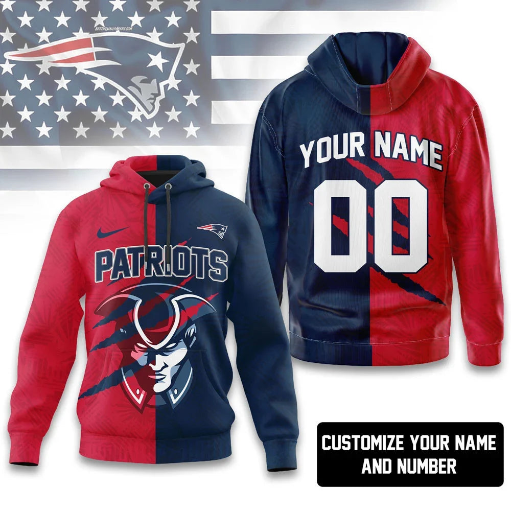 [SPECIAL OFFER] NEW CUSTOMIZED NFL27 NEP NEW ENGLAND PATRIOTS T-SHIRT, HOODIE, ZIP HOODIE