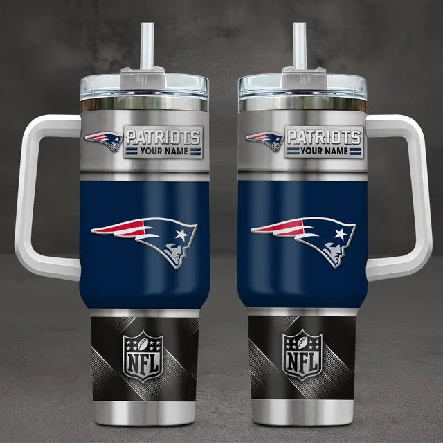 [SPECIAL OFFER] NEW CUSTOMIZED NFL27 NEP NEW ENGLAND PATRIOTS TUMBLER CUP