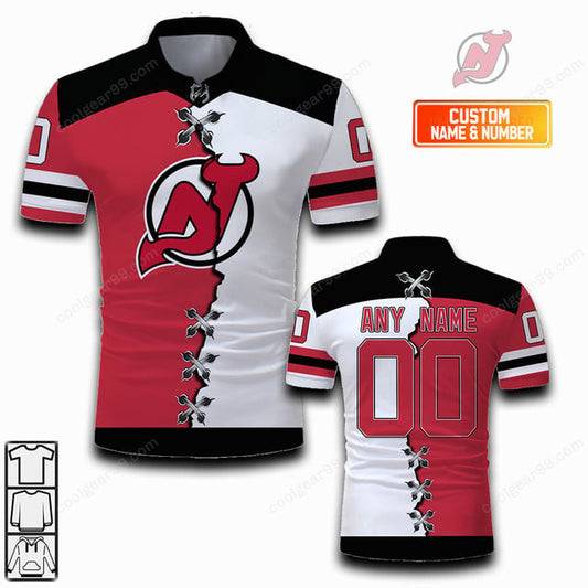 LIMITED EDITION - NEW CUSTOMIZED NHL06 NJD NEW JERSEY DEVILS UNISEX T-SHIRT, POLO, HOODIE & JACKETS