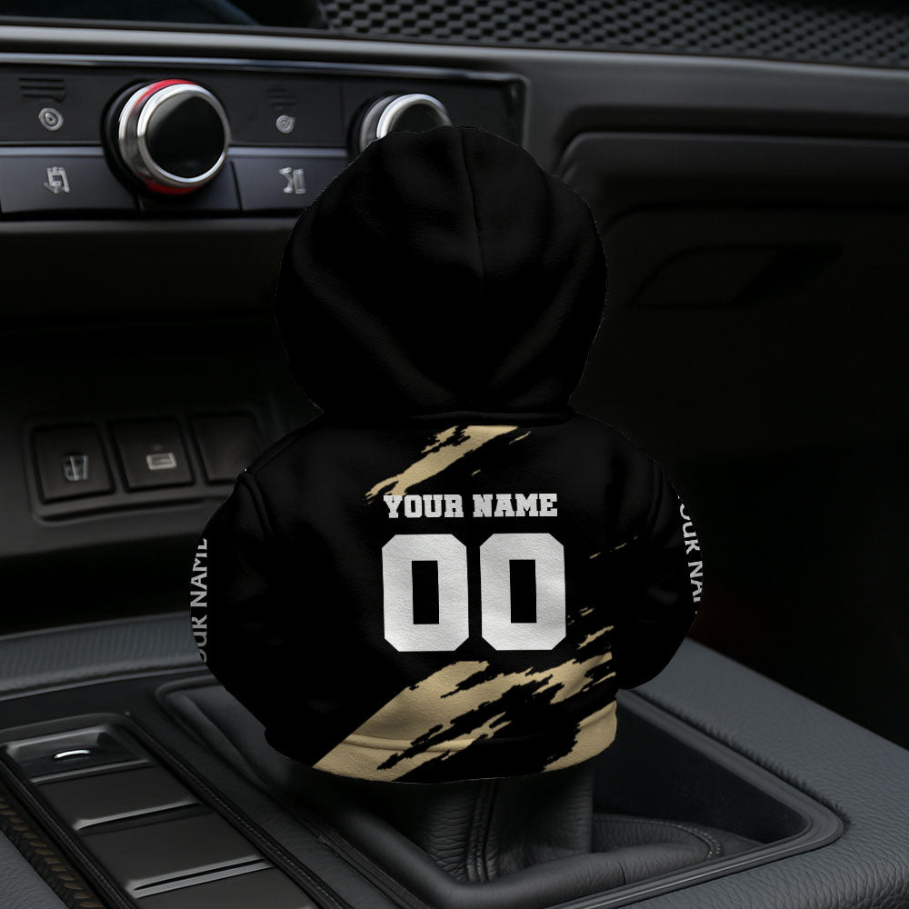 [SPECIAL OFFER] NEW CUSTOMIZED NFL24 NOS NEW ORLEANS SAINTS CAR HOODIE SHIFT KNOB COVER