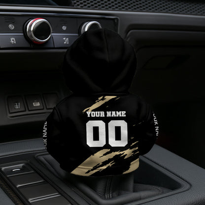 [SPECIAL OFFER] NEW CUSTOMIZED NFL24 NOS NEW ORLEANS SAINTS CAR HOODIE SHIFT KNOB COVER