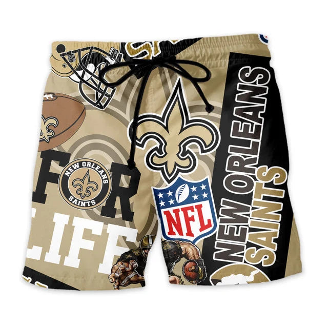 [SPECIAL OFFER] NEW CUSTOMIZED NFL24 NOS NEW ORLEANS SAINTS UNISEX HAWAIIAN SHIRT & SHORTS SET