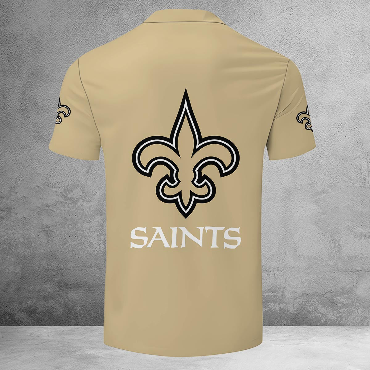 [SPECIAL OFFER] NEW CUSTOMIZED NFL24 NOS NEW ORLEANS SAINTS ZIP POLO SHIRT