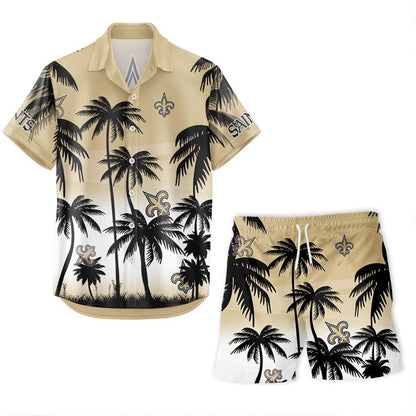 [SPECIAL OFFER] NEW CUSTOMIZED NFL24 NOS NEW ORLEANS SAINTS UNISEX HAWAIIAN SHIRT & SHORTS SET