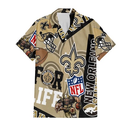 [SPECIAL OFFER] NEW CUSTOMIZED NFL24 NOS NEW ORLEANS SAINTS UNISEX HAWAIIAN SHIRT & SHORTS SET