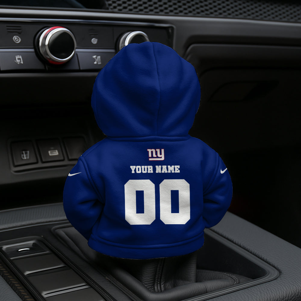 [SPECIAL OFFER] NEW CUSTOMIZED NFL32 NYG NEW YORK GIANTS AUTOMOTIVE HOODIE SHIFT KNOB COVER