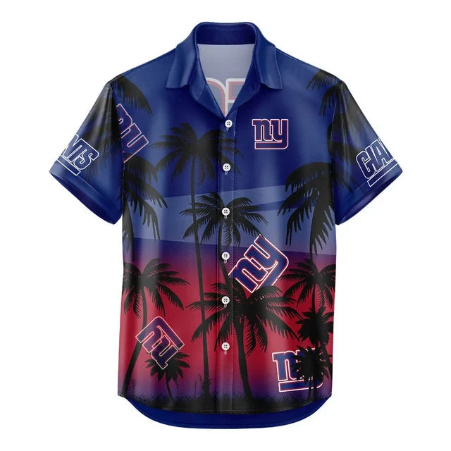 [SPECIAL OFFER] NEW CUSTOMIZED NFL32 NYG NEW YORK GIANTS UNISEX HAWAIIAN SHIRT & SHORTS SET