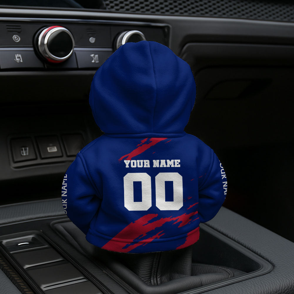 [SPECIAL OFFER] NEW CUSTOMIZED NFL32 NYG  NEW YORK GIANTS CAR HOODIE SHIFT KNOB COVER