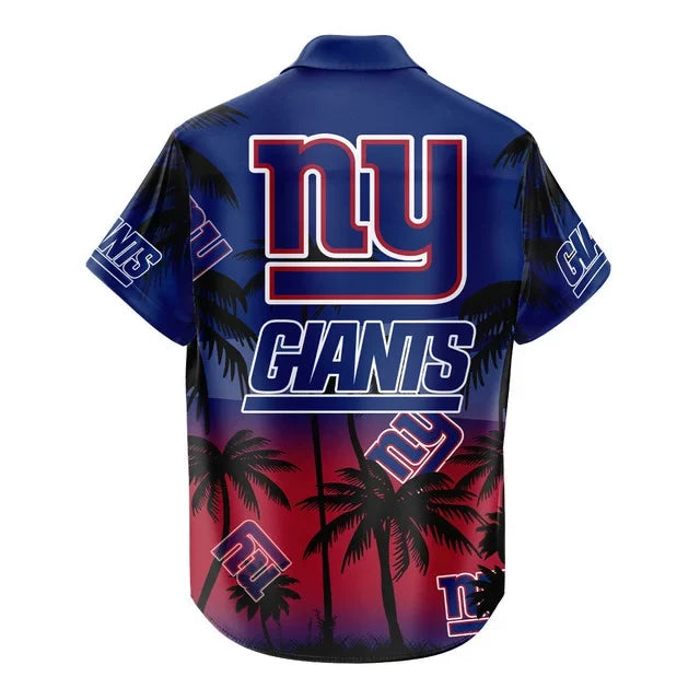 [SPECIAL OFFER] NEW CUSTOMIZED NFL32 NYG NEW YORK GIANTS UNISEX HAWAIIAN SHIRT & SHORTS SET