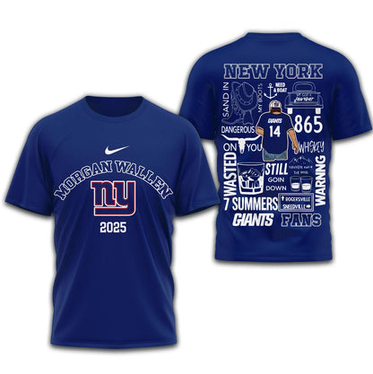 [SPECIAL OFFER] NEW CUSTOMIZED NFL32 NYG NEW YORK GIANTS T-SHIRT | MULTIPLE COLORS AVAILABLE